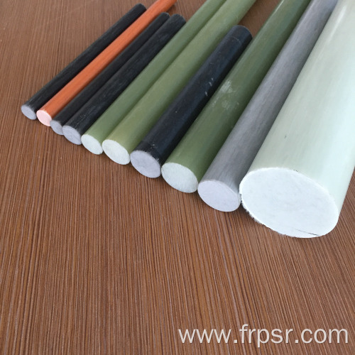 colored solid fiberglass rods